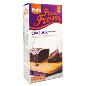 Peak's Free From Cakemix Chocolade 450 gram THT 01-06-2026 - Glutenvrij Peak's Free From Cakemix Chocolade 450 gram THT 01-06-2026 - Glutenvrij