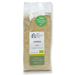 Het Blauwe Huis Gember (Djahe) Biologisch 30 gram - Glutenvrij