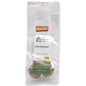 Het Blauwe Huis Nootmuskaat Heel Biologisch 10 gram - Glutenvrij