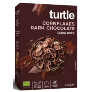 Turtle Cornflakes met Pure Chocolade Biologisch 250 gram