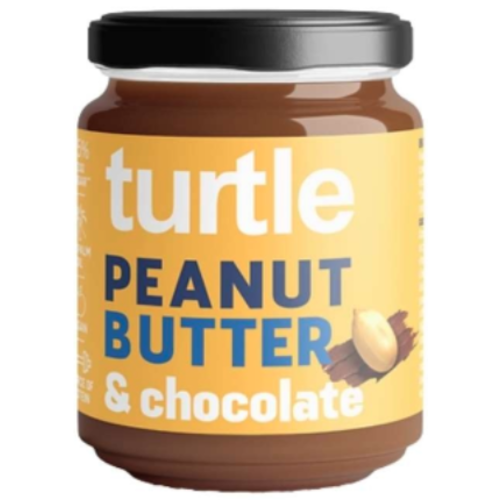 Turtle Pindakaas met Chocolade Biologisch 200 gram