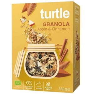 Turtle Granola Appel & Kaneel Biologisch 350 gram