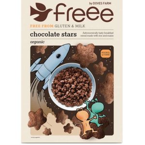 Doves Farm Chocolade Sterren Biologisch - Glutenvrij