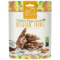 Belgian Thins Melkchocolade Kokos Amandel Biologisch