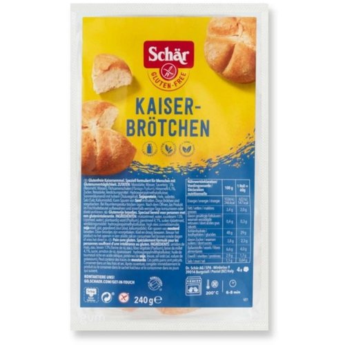 Schär Kaiserbroodjes 4 Stuks