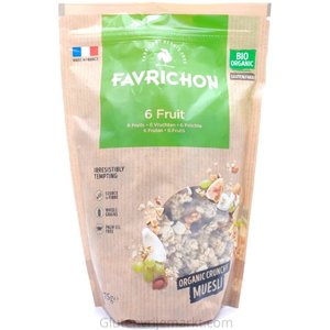 J. Favrichon 6 Vruchten Muesli Biologisch - Glutenvrij