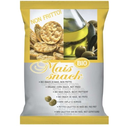 Bio Alimenti Maïs Snack Extra Vierge Olijfolie Biologisch