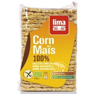 Lima Dunne Maiswafels Biologisch