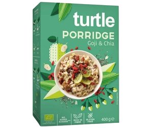 Turtle Havermoutpap met Goji & Chia Biologisch 400 gram - Glutenvrij