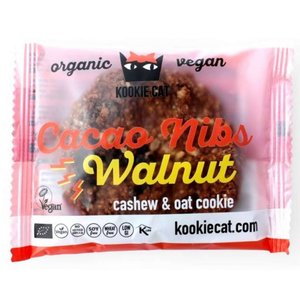 Kookie Cat Cacao Nibs Walnut Cookie Biologisch - Glutenvrij