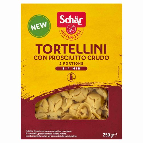Schär Tortellini met Mortadella en Ham 250 gram