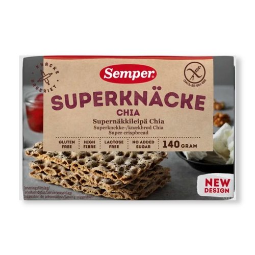 Semper Knäckebröd met Chiazaden - Glutenvrij