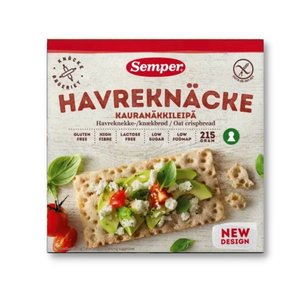 Semper Haver Knackebrod 215 gram - Glutenvrij