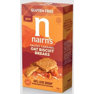 Nairn's Salted Caramel Oat Biscuit Breaks - Glutenvrij