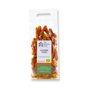 Het Blauwe Huis Cayennepeper Klein Scherp Biologisch 15 gram - Glutenvrij Het Blauwe Huis Cayennepeper Klein Scherp Biologisch 15 gram - Glutenvrij