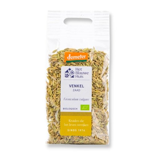 Het Blauwe Huis Venkelzaad Theekruiden Biologisch 60 gram - Glutenvrij