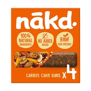Nakd Carrot Cake Bar 4-pack
