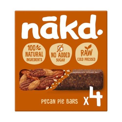 Nakd Pecan Pie Bar 4-pack - Glutenvrij Nakd Pecan Pie Bar 4-pack - Glutenvrij