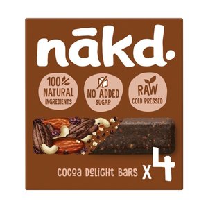Nakd Cocoa Delight Bar 4-pack