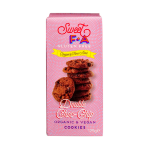 Sweet Fa Double Chocolate Chip Cookies Biologisch 125 gram