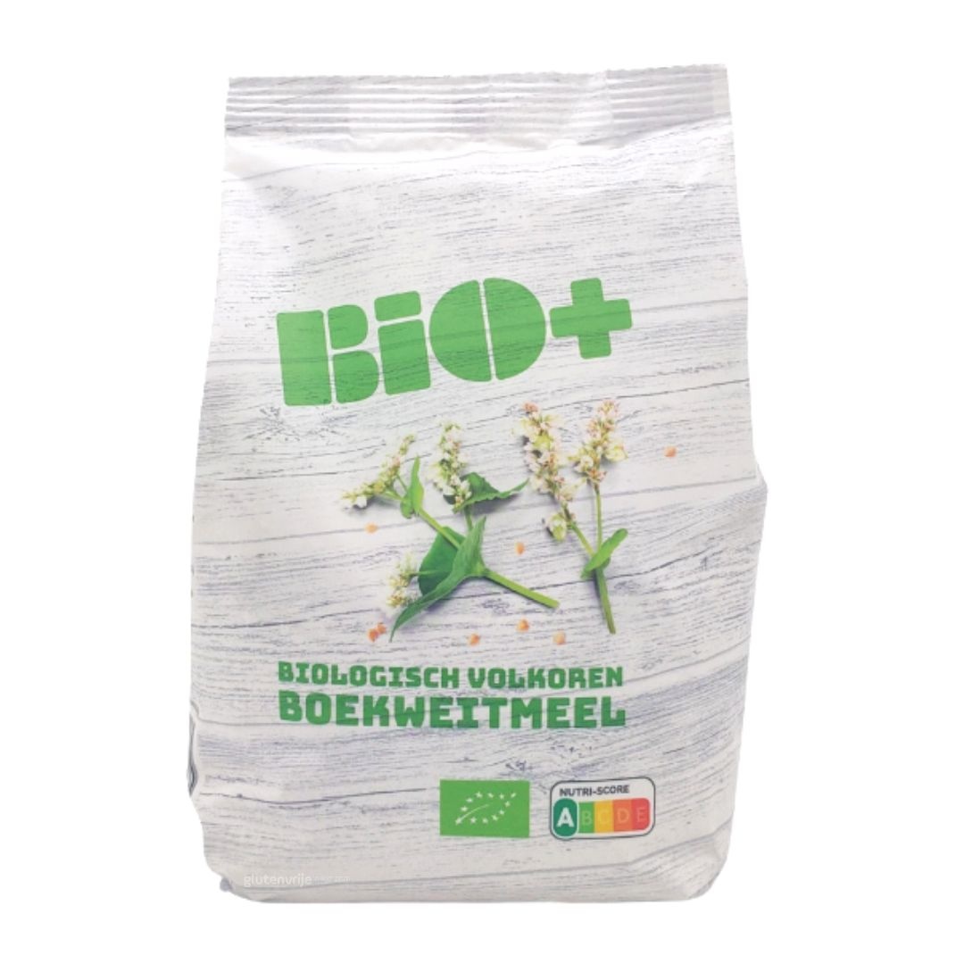 Bio+ - Glutenvrij Volkoren Boekweitmeel Biologisch 400 gram ...
