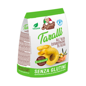 Inglese Gluten Free Taralli met Extra Vergine Olijfolie 180 gram