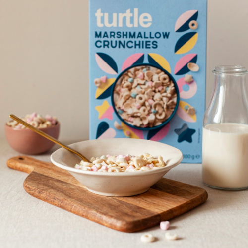 Turtle Marshmallow Crunchies Biologisch 300 gram