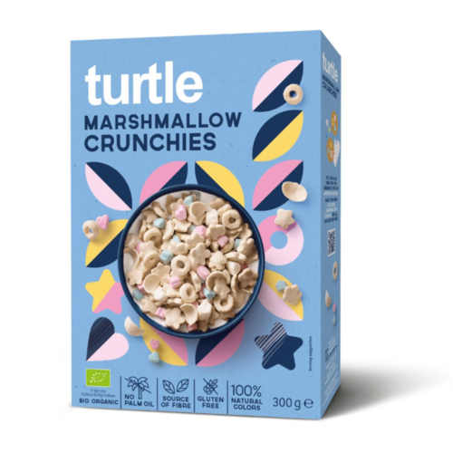Turtle Marshmallow Crunchies Biologisch 300 gram