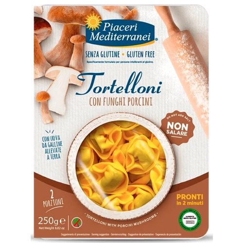 Piaceri Mediterranei Tortelloni Funghi Porcini 250 gram