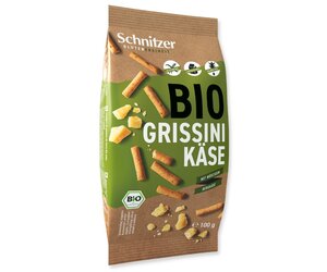 Schnitzer Grissini Kaas (mini soepstengels) Biologisch - Glutenvrij