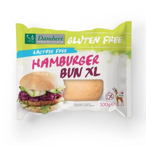 Damhert Hamburgerbroodje XL Lactosevrij