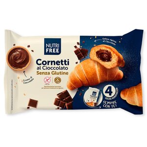 Nutrifree Cornetti Chocolade (Croissant) 4 stuks - Glutenvrij