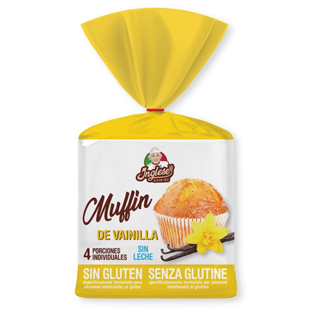 Vanille Muffins 4 stuks - Glutenvrij Vanille Muffins 4 stuks - Glutenvrij