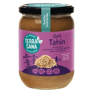 TerraSana Tahin Dark Sesampasta Biologisch 500g - Glutenvrij