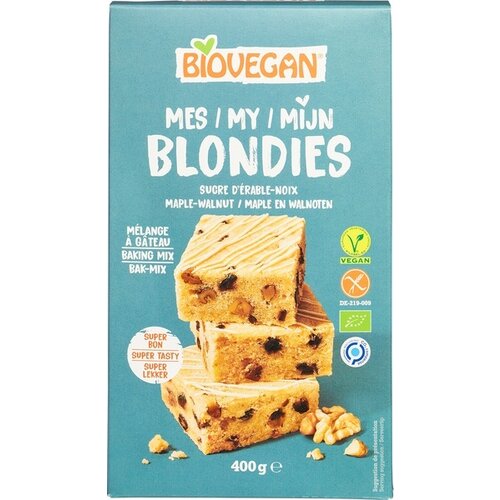 Biovegan Bakmix Blondies Maple Walnoot Biologisch