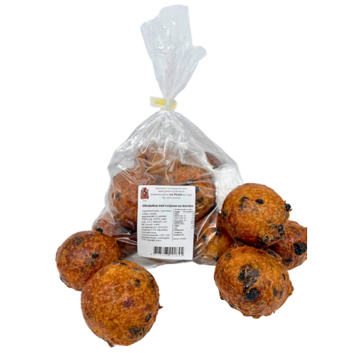 Le Poole Oliebollen met Rozijnen en Krenten (5 stuks) - Glutenvrij Le Poole Oliebollen met Rozijnen en Krenten (5 stuks) - Glutenvrij