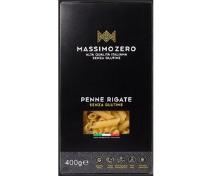 Massimo Zero Penne Rigate 400 gram - Glutenvrij
