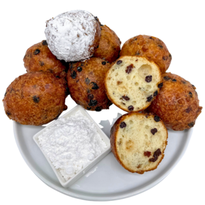 Le Poole Oliebollen met Rozijnen en Krenten Lactosevrij (5 stuks) - Glutenvrij Le Poole Oliebollen met Rozijnen en Krenten Lactosevrij (5 stuks) - Glutenvrij