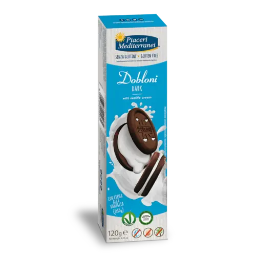 Piaceri Mediterranei Dubbelkoekjes Chocolade - Glutenvrij