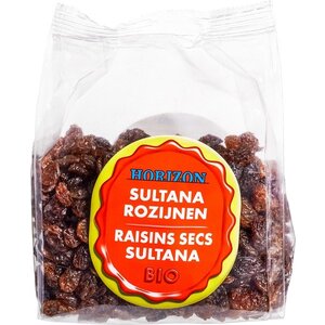 Horizon Rozijnen Biologisch 250gr - Glutenvrij