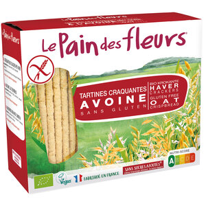 Le Pain des Fleurs Krokante Crackers Haver Biologisch