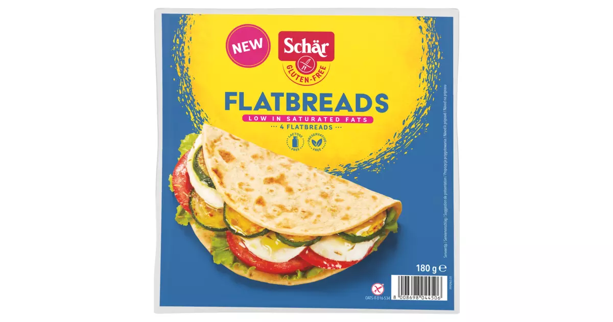 Flatbreads - Glutenvrij Flatbreads - Glutenvrij