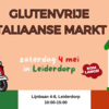 Glutenvrije Italiaanse markt op zaterdag 4 mei