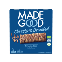 Chocolate Drizzled Granola Bars Vanilla Flavour 5 stuks