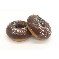 Chocolade Donuts met Sprinkels 2 stuks