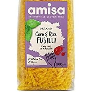 Amisa Maïs en Rijst Fusilli Biologisch - Glutenvrij