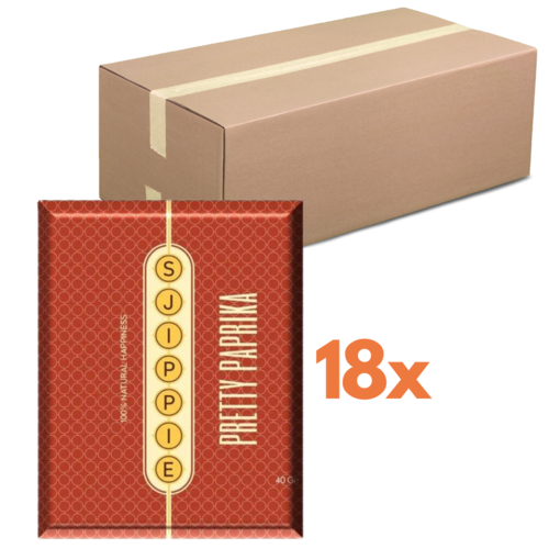 Pluck Sjippie Pretty Paprika  Doos 18 zakjes - Glutenvrij