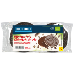 Damhert Rijstwafels Chocolade Biologisch Biofood - Glutenvrij
