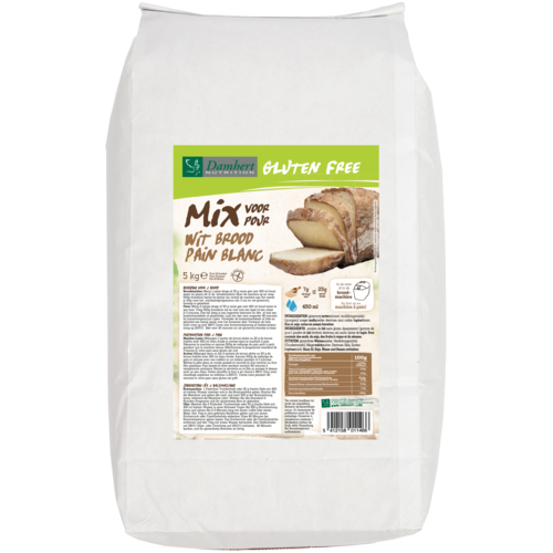 Damhert Broodmix Wit 5 kilo - Glutenvrij