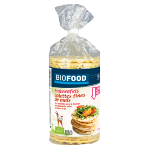 Damhert Maiswafels Met Lijnzaad Biologisch Biofood - Glutenvrij